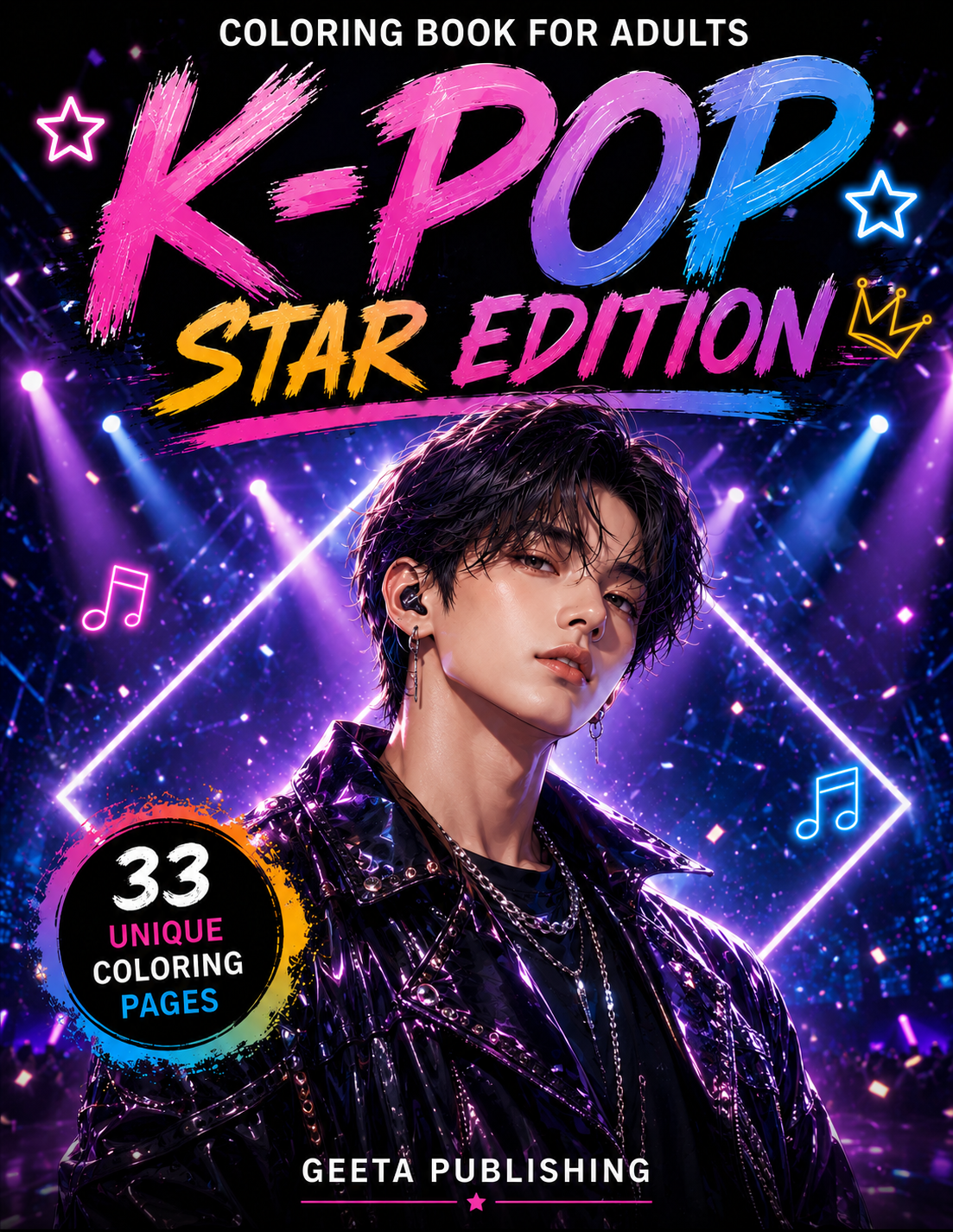 K-POP Idol Coloring Book
